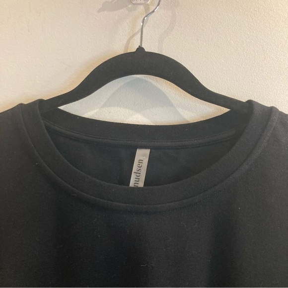 EMMA KNUDSEN Sz 2X Oversized Cotton Blend Short Sleeve Tunic Jersey Knit Dress - Picture 3 of 8